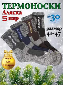 Термоноски зимние Аляска махровые набор 5 пар SPORT_BAZA 186998974 купить за 349 ₽ в интернет-магазине Wildberries