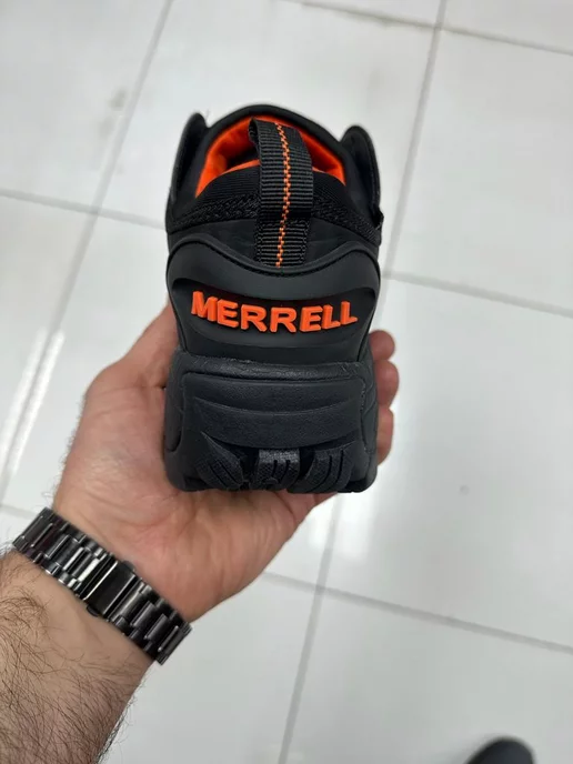 MERRELL Кроссовки мужские термо ботинки непромокаемые, черный, фото 6