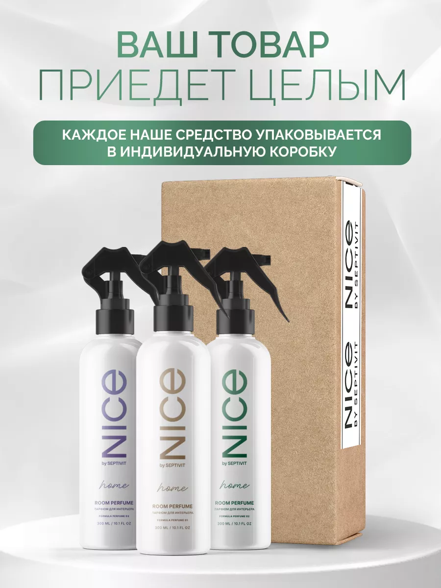 Освежитель воздуха набор Nice 3 шт. SEPTIVIT Premium 187005318 купить за  789 ₽ в интернет-магазине Wildberries