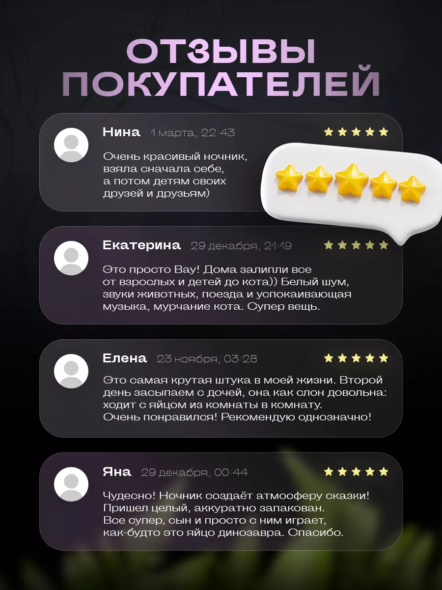 Ночник звездное небо детский проектор LightRuby 187077522 купить за 1 768 ₽  в интернет-магазине Wildberries