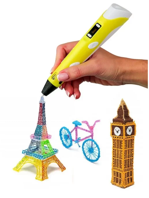 Fedy-shop 3D ручка (ABS + PLA), 3D Pen с пластиком, голубой, фото 4