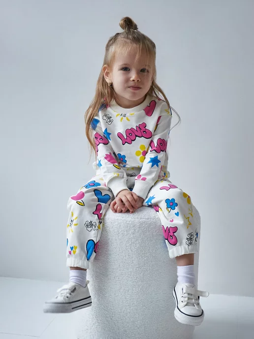 Mami-kids Костюм спортивный для новорожденных девочек, вариант, фото 2