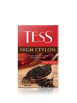 Чай черный High Ceylon, листовой, 100 г TESS 187253587 купить за 132 ₽ в интернет-магазине Wildberries