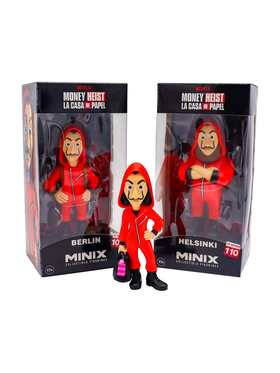 Фигурка игрушка Хельсинки, Бумажный дом, Money Heist 12 см MINIX 187257542  купить за 1 382 ₽ в интернет-магазине Wildberries