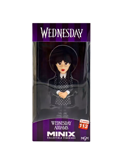 MINIX Фигурка Уэнсдей Аддамс Wednesday МИНИКС, черный, фото 8