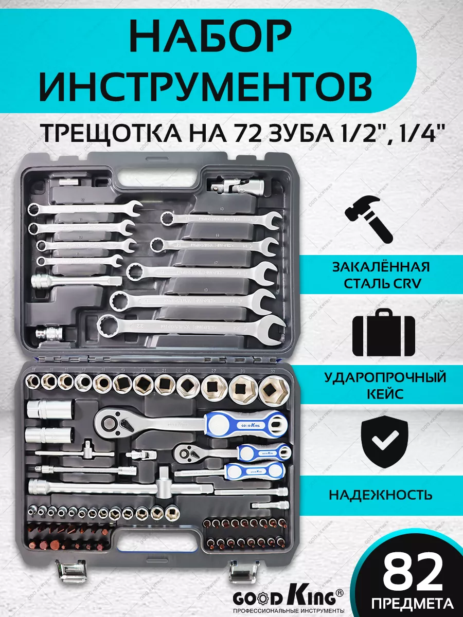 Набор инструментов для автомобиля GOODKING 187266049 купить за 4 791 ₽ в  интернет-магазине Wildberries