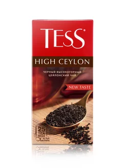 Чай черный Hight Ceylon, в пакетиках, 25 шт TESS 187267202 купить за 104 ₽ в интернет-магазине Wildberries