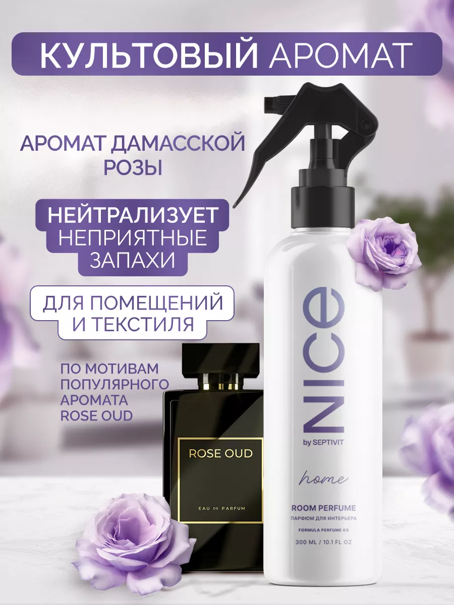 Освежитель воздуха f.03 Nice 300 мл. SEPTIVIT Premium 187296700 купить за  368 ₽ в интернет-магазине Wildberries