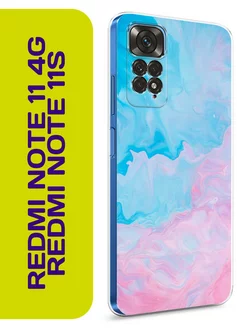 Чехол на Redmi Note 11 4G Redmi Note 11S с принтом Xiaomi 187303212 купить за 369 ₽ в интернет-магазине Wildberries