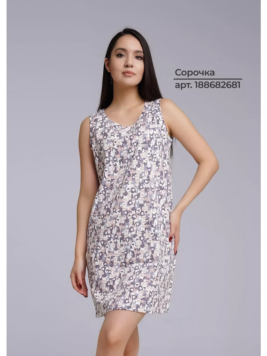 Туника домашняя хлопок CLEVER WEAR 187333790 купить за 1 412 ₽ в  интернет-магазине Wildberries