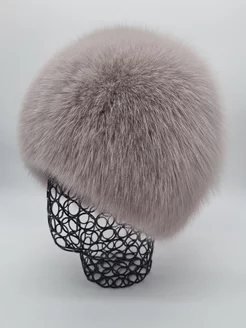 Шапка вязаная трикотажная с мехом песца LUXURY FUR HATS 187346216 купить за 9 619 ₽ в интернет-магазине Wildberries