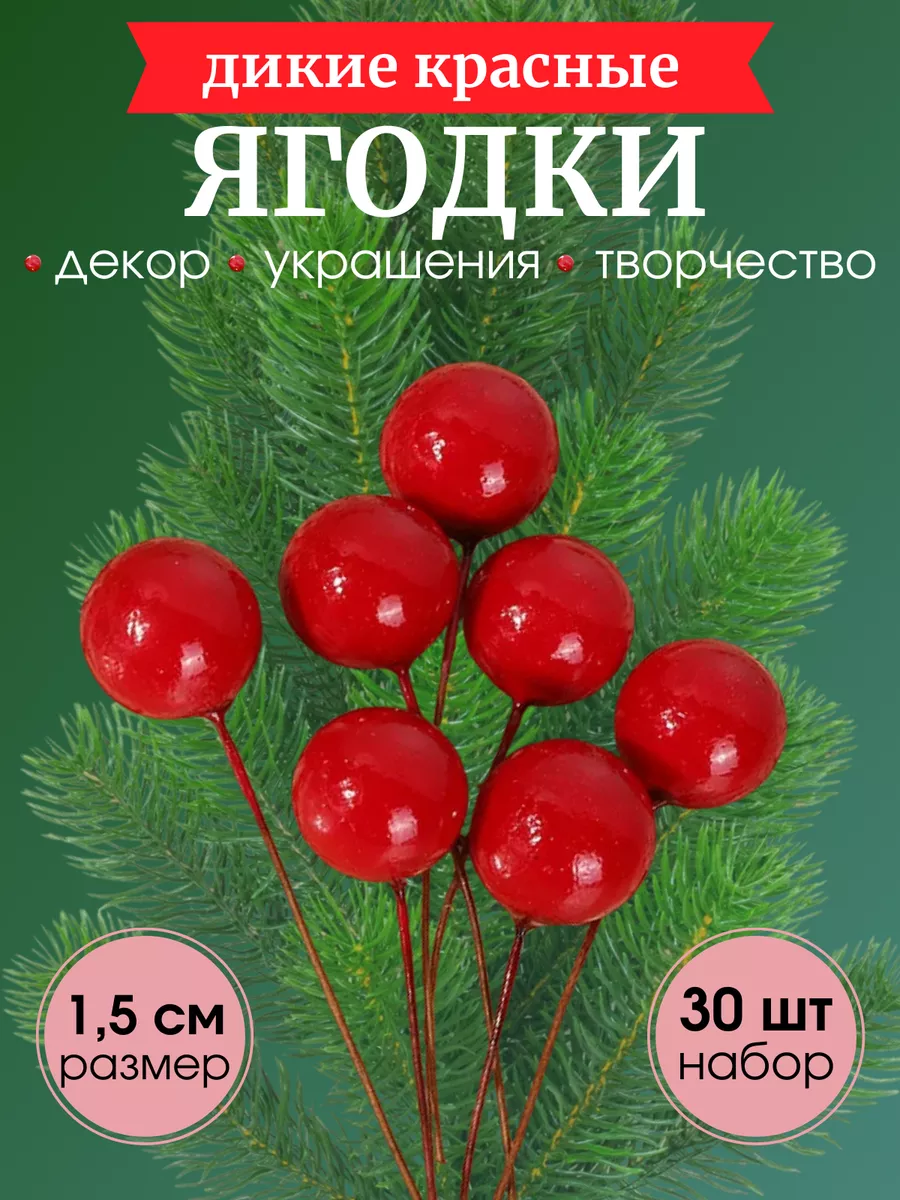 Декоративные ягоды купить в интернет-магазине Джубижу