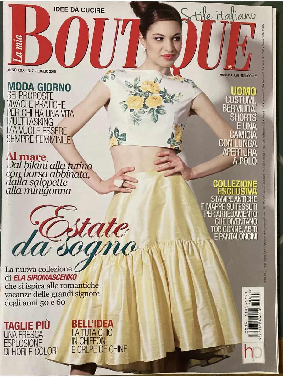 Журнал La Mia Boutique № 7/2015 (итальянский язык) Boutique 187520866  купить в интернет-магазине Wildberries