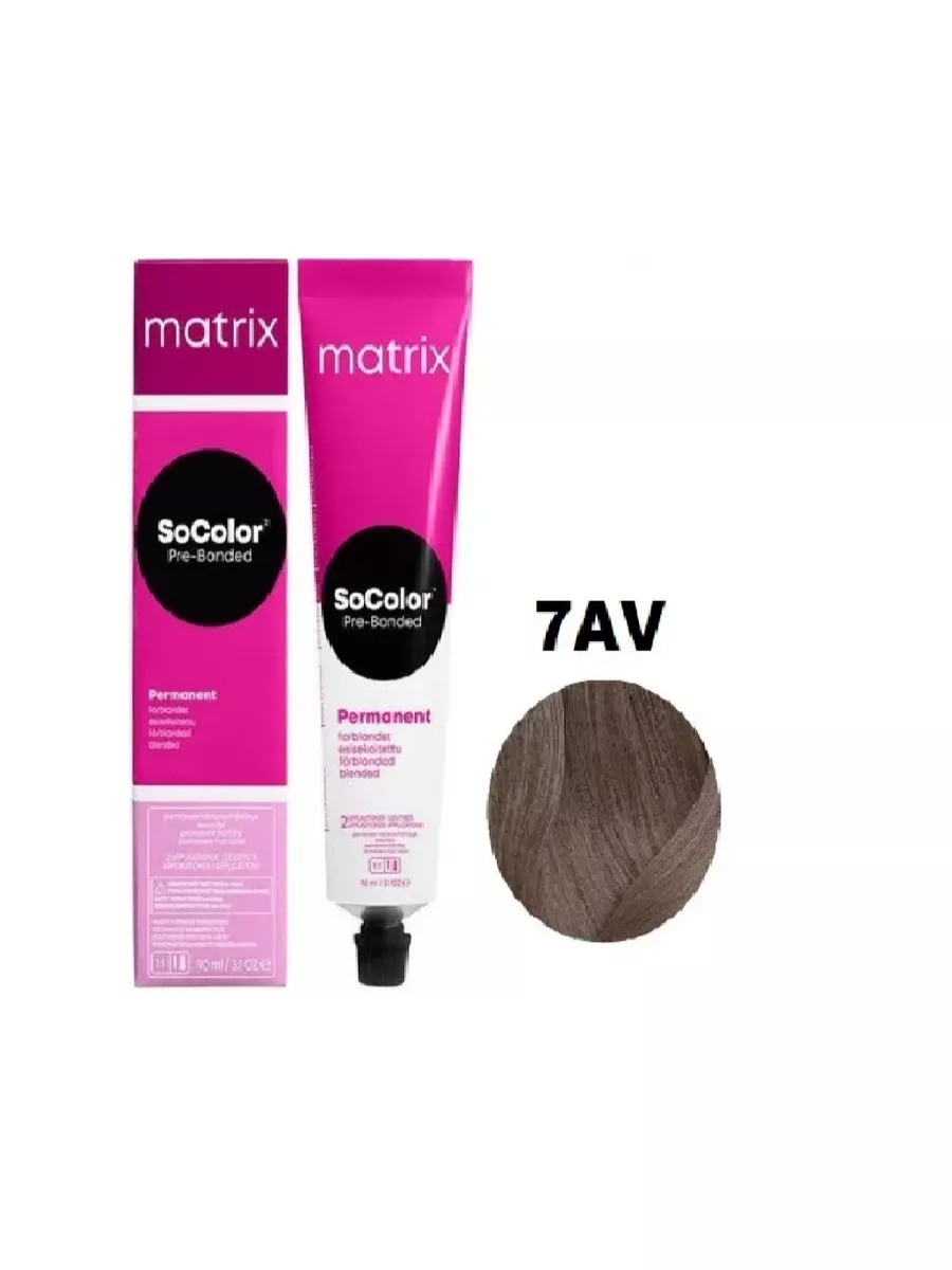 Matrix SoColor крем краска для волос 7AV MATRIX 187526208 купить за 694 ₽ в  интернет-магазине Wildberries