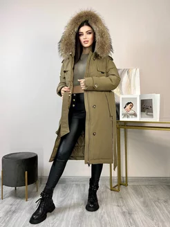 Куртка зимняя длинная с капюшоном LUCKY FASHION 187562141 купить за 8 401 ₽ в интернет-магазине Wildberries