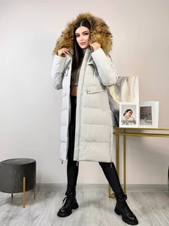 Куртка зимняя длинная с капюшоном LUCKY FASHION 187563012 купить за 8 111 ₽ в интернет-магазине Wildberries