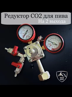 Редуктор углекислотный для пива Quadro на 2 выхода Янберг 187609971 купить за 5 160 ₽ в интернет‑магазине Wildberries