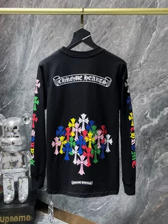 Лонгслив Хром Хартс Chrome hearts 187610026 купить за 1706 ₽ в