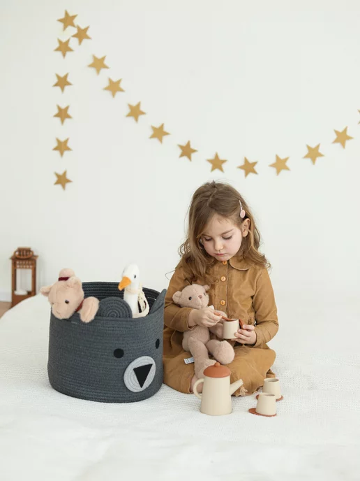 Craft Land Корзина для игрушек, серый, фото 8
