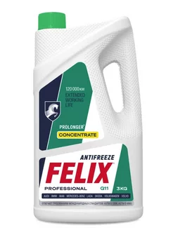 Антифриз Феликс PROLONGER G11 -40C зеленый 3 кг Felix 187646354 купить за 622 ₽ в интернет-магазине Wildberries