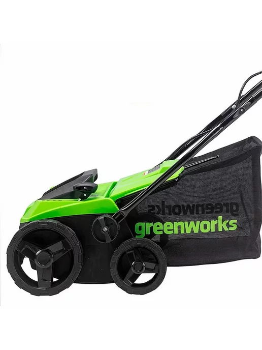 Greenworks Аэратор-скарификатор электрический GDT15, электрический, фото 2