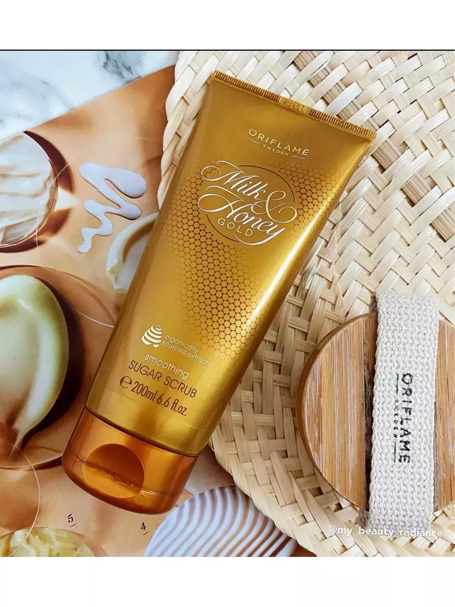 Сахарный скраб для тела Milk & Honey Gold Oriflame 187884982 купить за 490  ₽ в интернет-магазине Wildberries