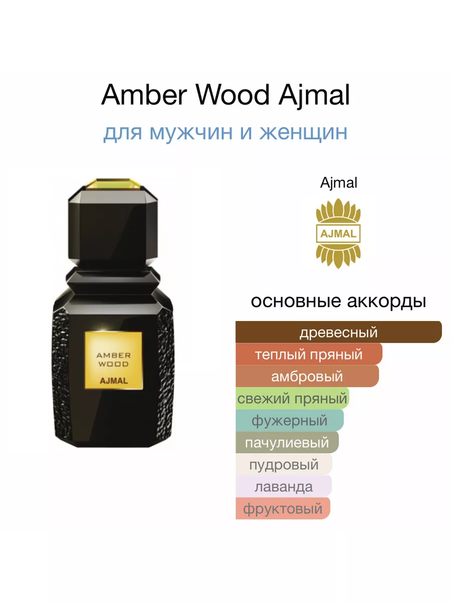 AJMAL Amber Wood Отливант Пробник 2 мл Оригинал