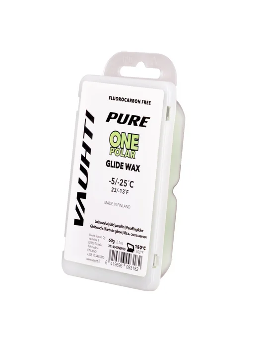 VAUHTI Лыжная мазь скольжения PURE ONE POLAR -5°С -25°С, зеленый, фото 5