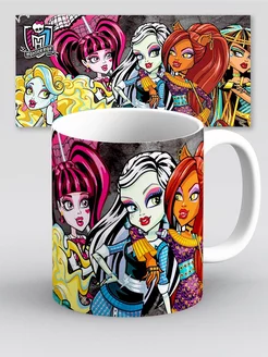 Кружка Monster High Монстер Хай крупно Дари! 187965581 купить за 337 ₽ в интернет-магазине Wildberries