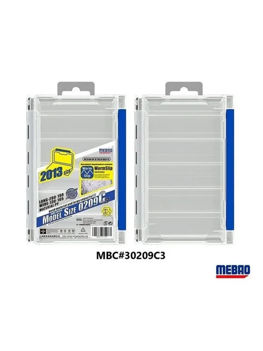 MEBAO - спиннинговая форелевая рыбалка Двусторонний бокс MEBAO 195х130х43 для приманок рыбака кейс, 130x43, фото 2