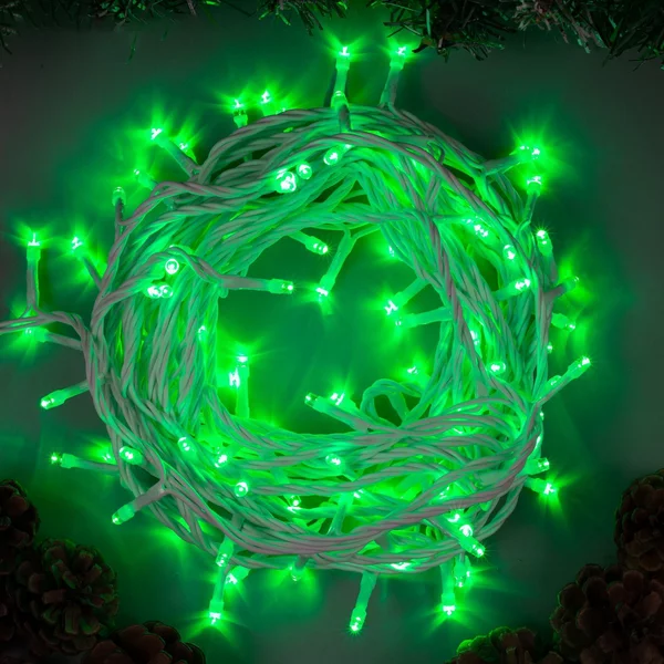 Гирлянда уличная Нить 10 м , IP44, белая нить, 100 LED