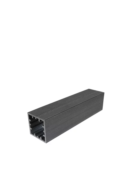 WOODGRAND Столб для ограждения из МПК, Антрацит, 1 метр - 2 шт, 1 м, 1 шт, фото 2