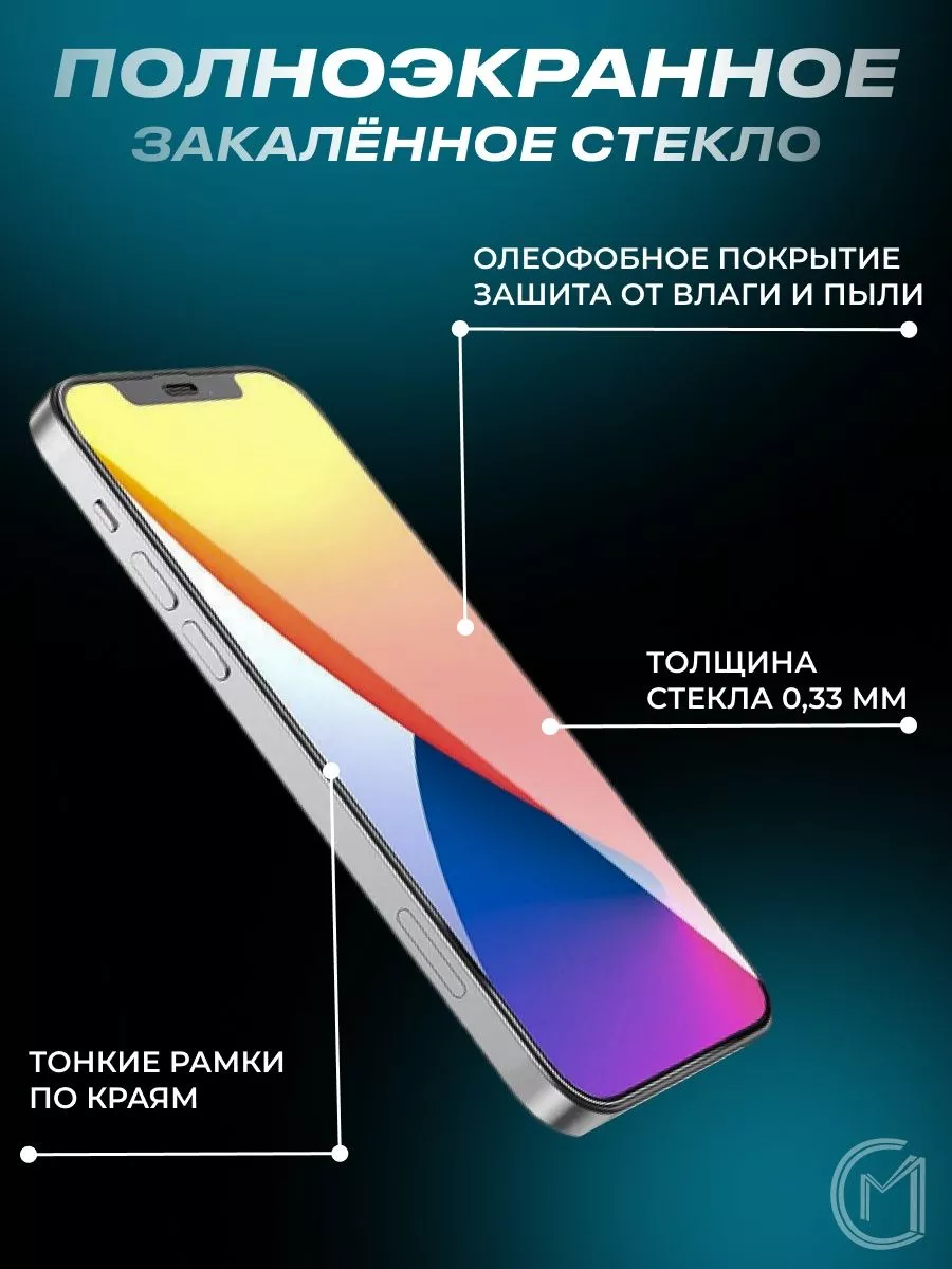 Защитное стекло iPhone 12 Mini (5.4) / айфон 12 мини Hoco 188165847 купить  за 175 ₽ в интернет-магазине Wildberries