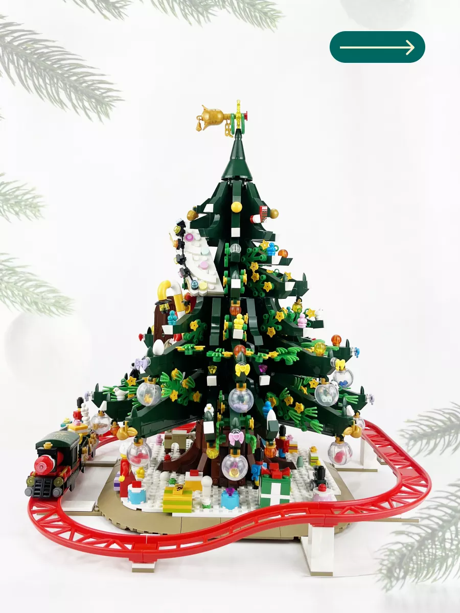 Конструктор Christmas Рождественская елка,Аналог LEGO 188315939 купить за 4  927 ₽ в интернет-магазине Wildberries