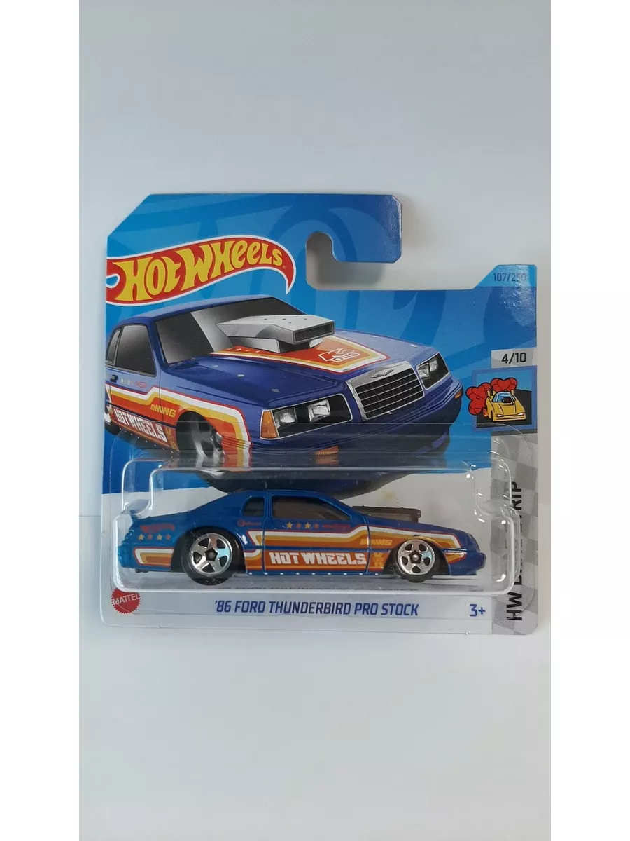 Hot Wheels 86 FORD THUNDERBIRD PRO STOCK Mattel 188323314 Wildberries