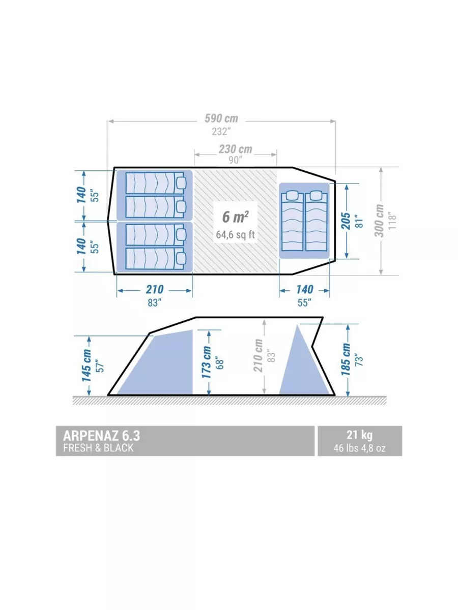 Air seconds family 6.3 xl best sale