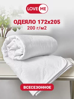 Одеяло двуспальное 172х205 см всесезонное LoveME 188368699 купить за 1 202 ₽ в интернет-магазине Wildberries