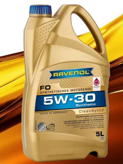 Моторное масло Равенол 5W30 FO синтетическое, 5л RAVENOL 188428207 купить за 4 941 ₽ в интернет-магазине Wildberries