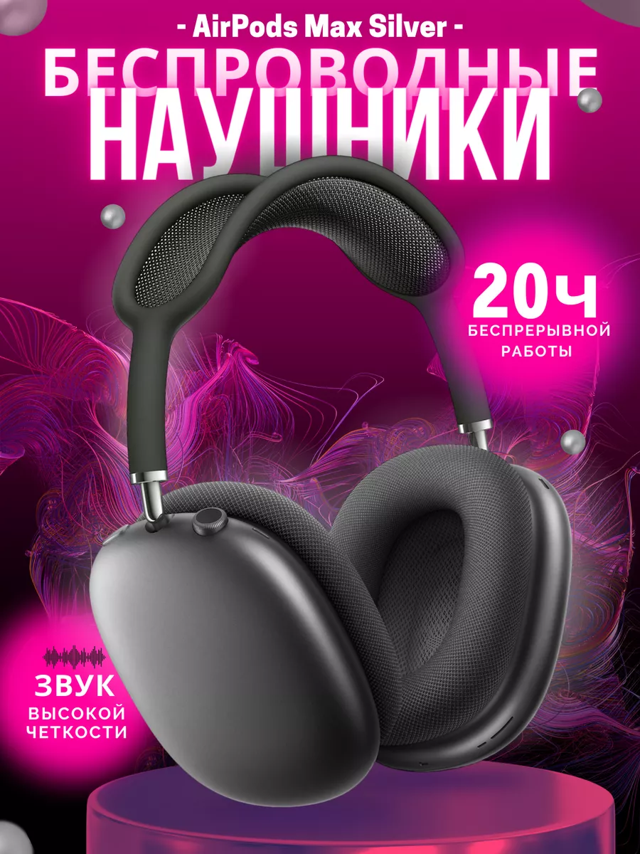 Наушники беспроводные накладные AirPods MAX BoxersSHAM 188432293 купить за  996 ₽ в интернет-магазине Wildberries