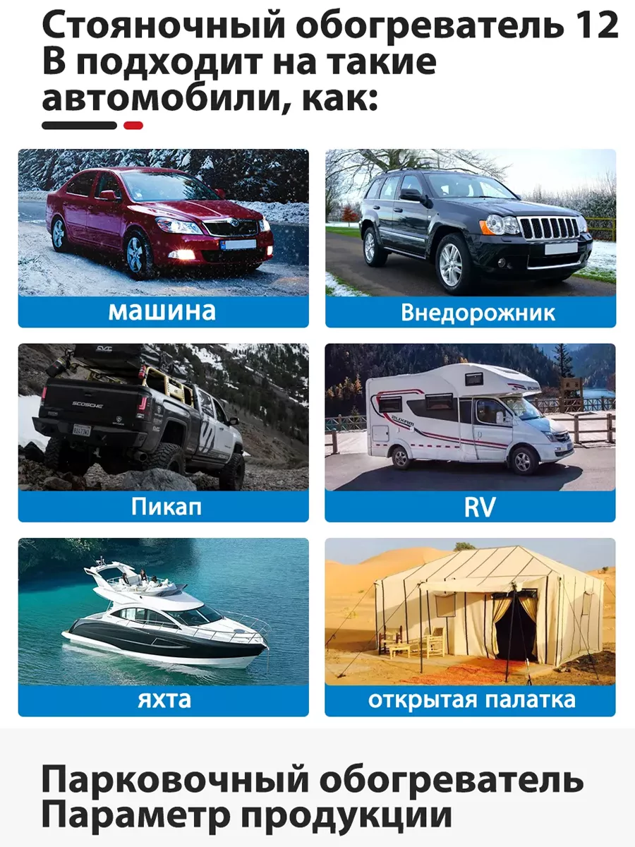 Автономный дизельный отопитель автономка 5 кВт 12В Авто Центр 188472810  купить за 9 900 ₽ в интернет-магазине Wildberries