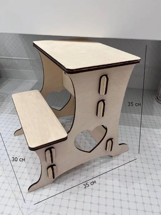 Wood Studio Детская ступенька стул стремянка подставка для ног, вариант, фото 2