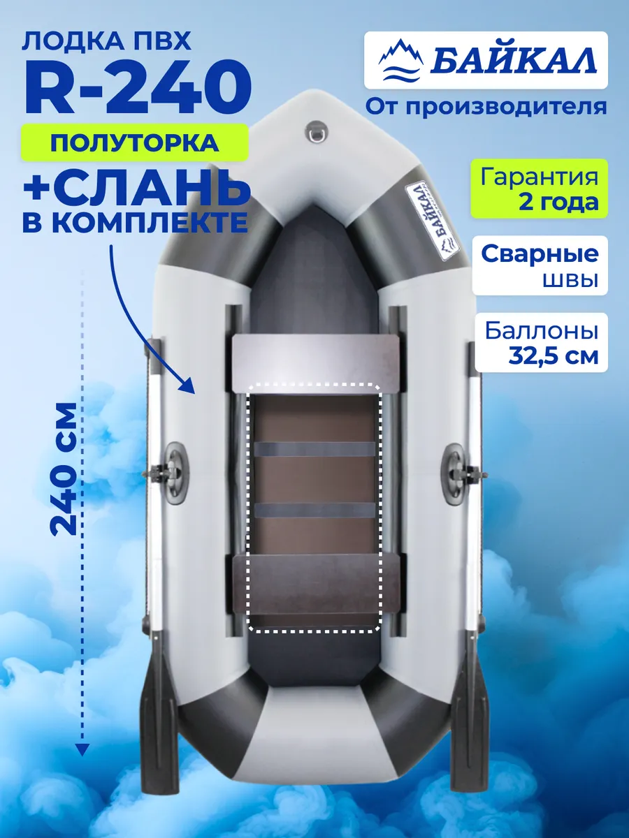Лодка пвх для рыбалки R-240...