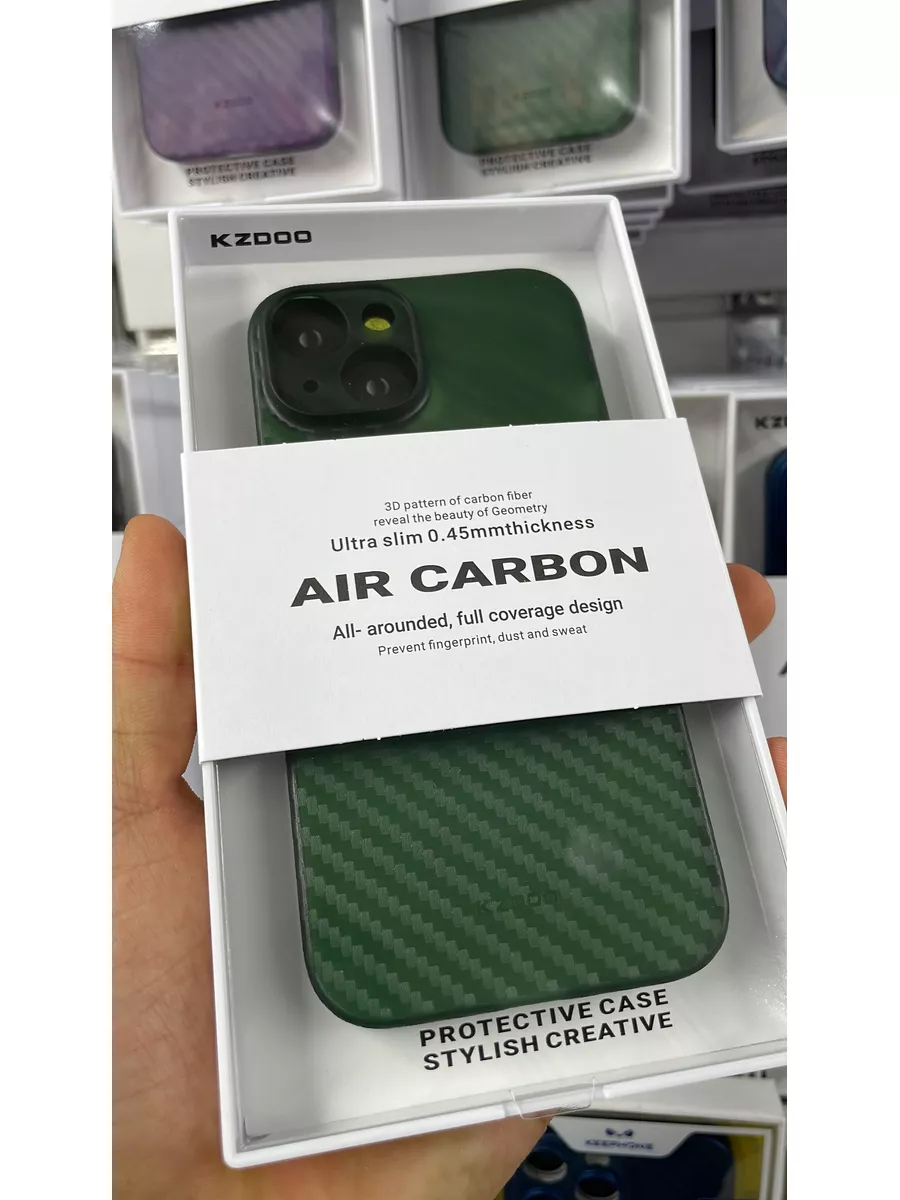 Ультра тонкий чехол Carbon iPhone 15 / Айфон 15 ayakoz 188536302 купить за  1 963 ₽ в интернет-магазине Wildberries