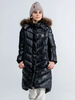 Пальто с натуральным мехом MONCLER-LAURA 188556637 купить за 2 233 ₽ в интернет-магазине Wildberries