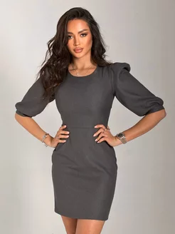 Офисное трикотажное Платье на осень в школу Benti dress 188557017 купить за 1 572 ₽ в интернет-магазине Wildberries