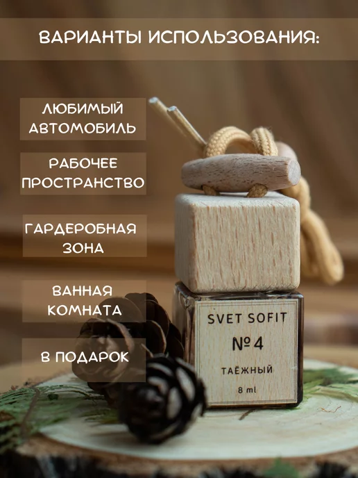 SVET SOFIT Ароматизатор в машину автопарфюм подвесной, вариант, фото 4