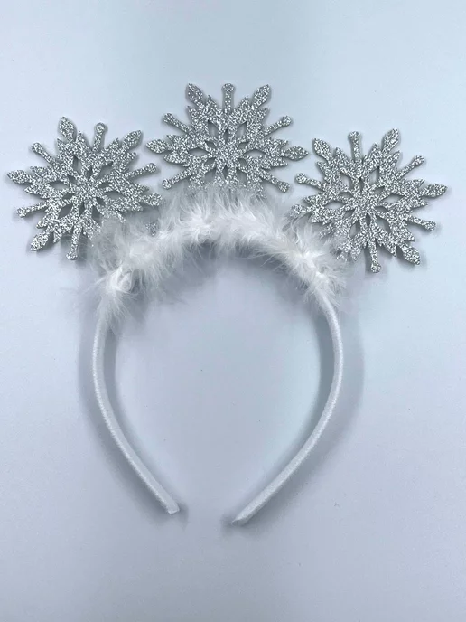 Новогодняя корона снежинки в технике канзаши. Мастер-класс с пошаговыми фото