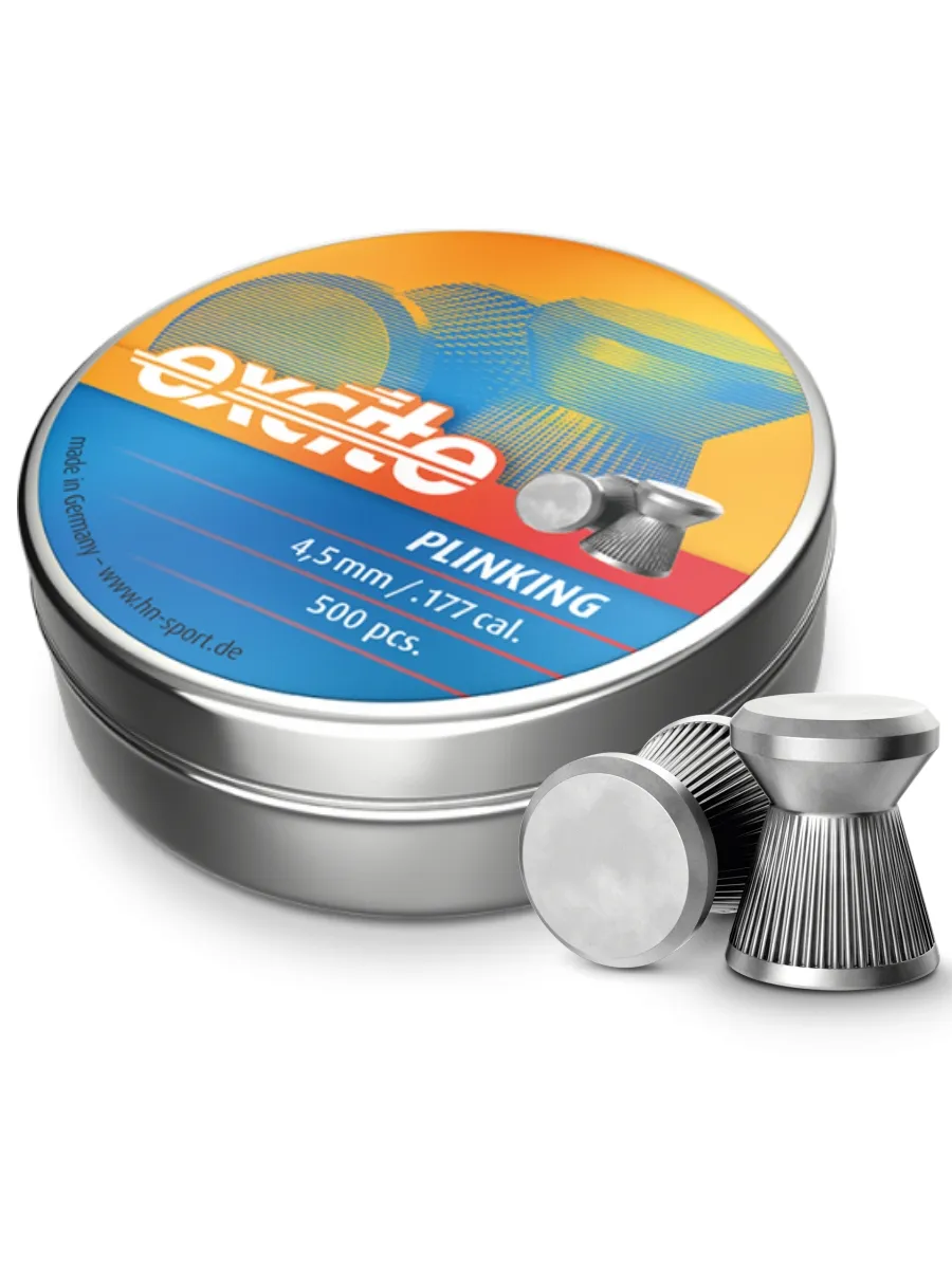 Пули для пневматики 4,5 мм 500 штук Excite Plinking