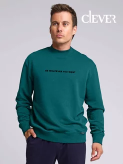 Толстовка молодёжная футер CLEVER WEAR 188680571 купить за 2 310 ₽ в интернет-магазине Wildberries