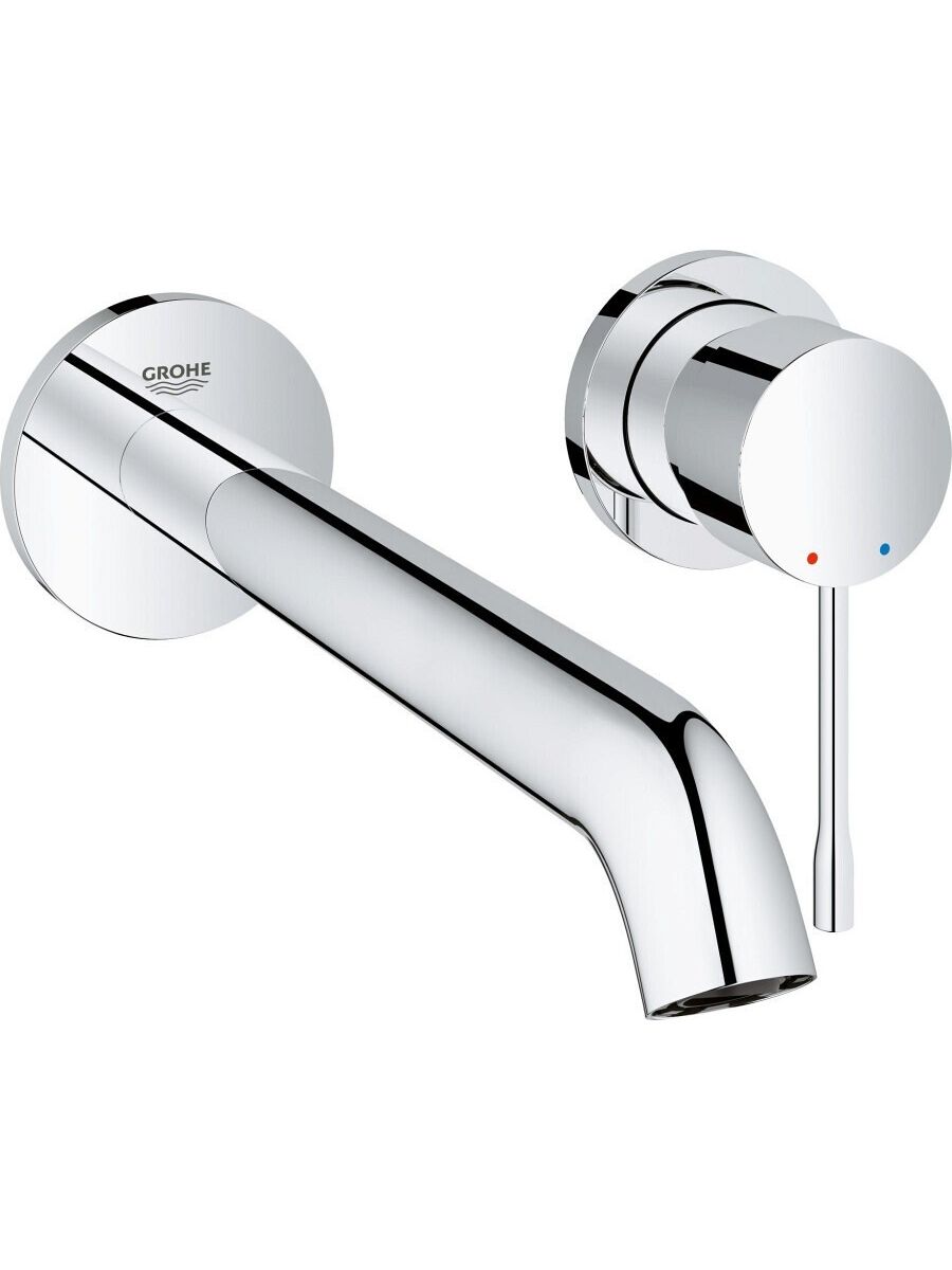 Смесители для раковины essence. 19408001 Grohe. Смеситель для раковины Grohe Essence+ на 2 отверстия внешняя часть хром 19408001. Смеситель Grohe Essence New 19408001 для раковины. 32635000 Grohe.